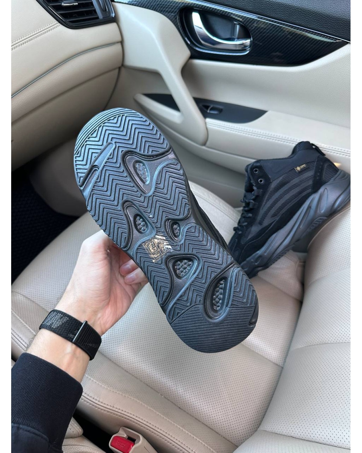 Adidas Yeezy Boost 700 Black Fur