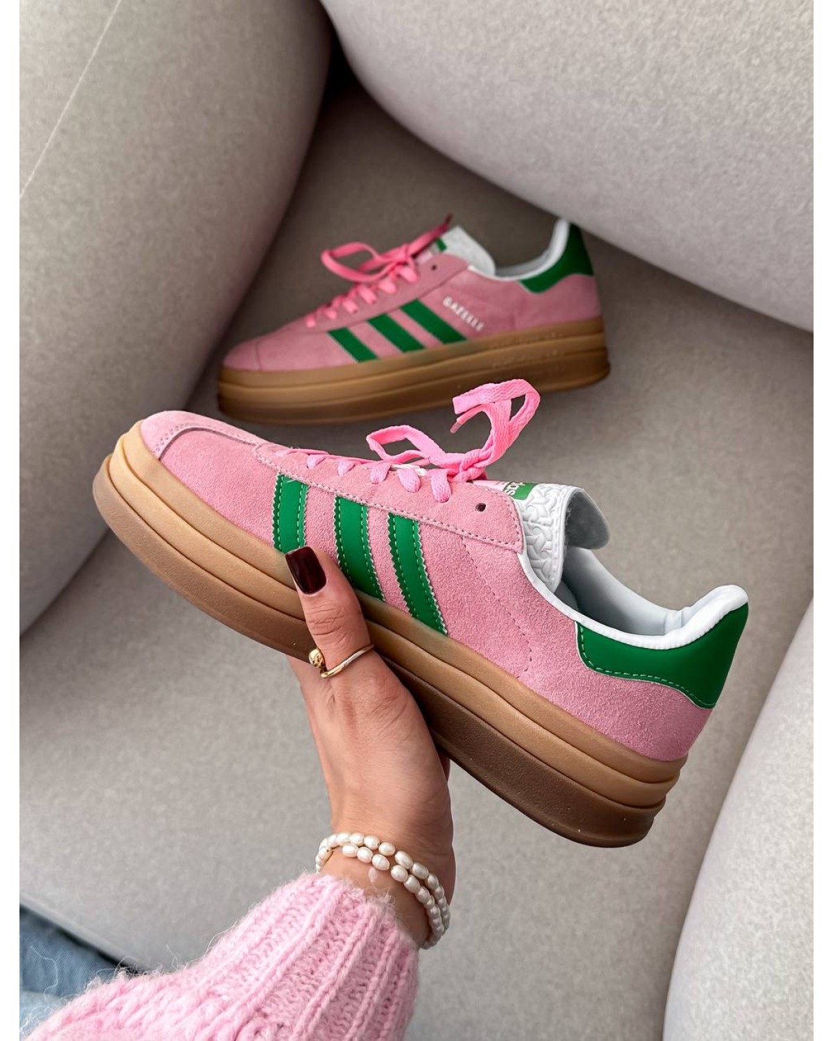 Gazelle Bold Pink/Green