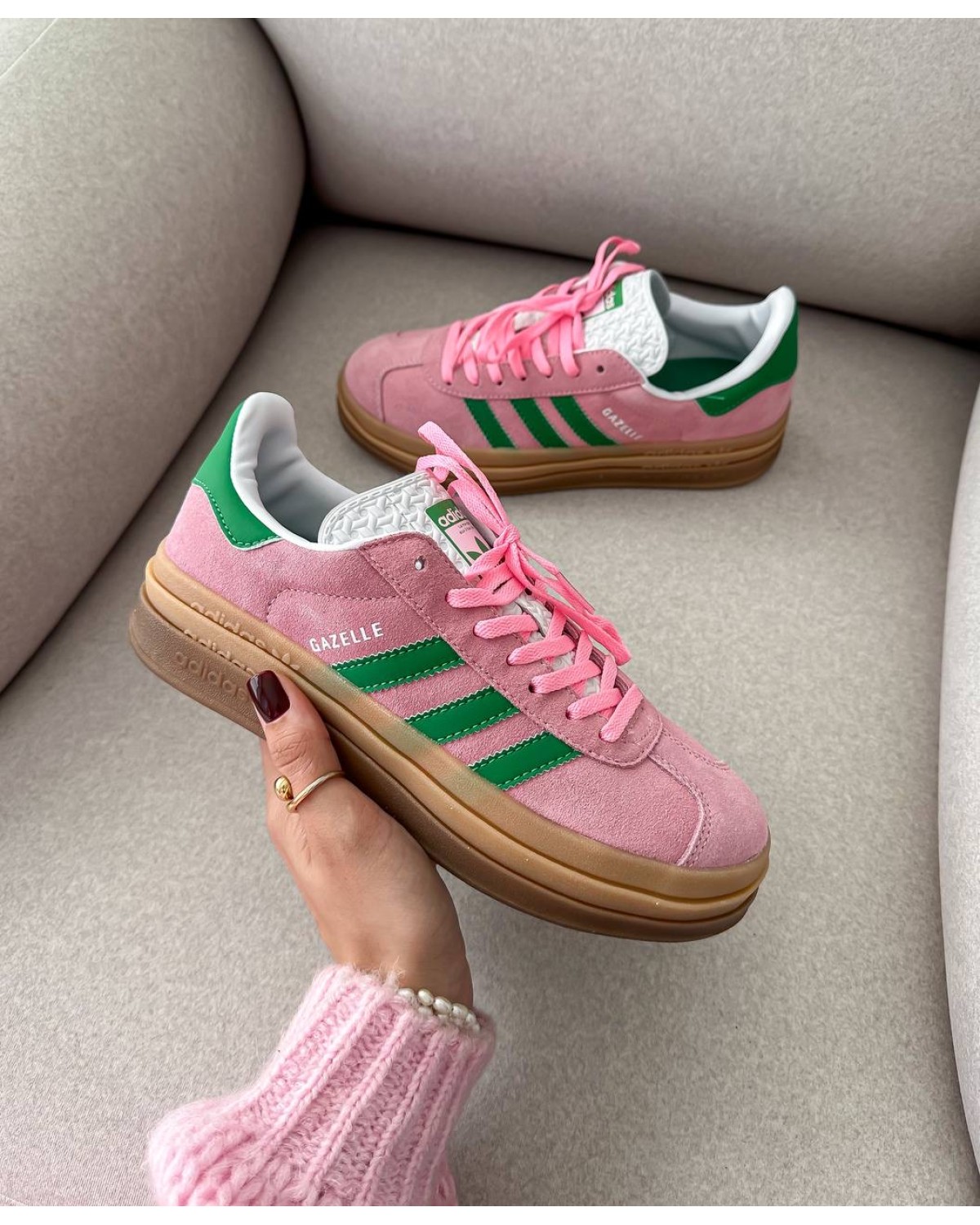 Gazelle Bold Pink/Green