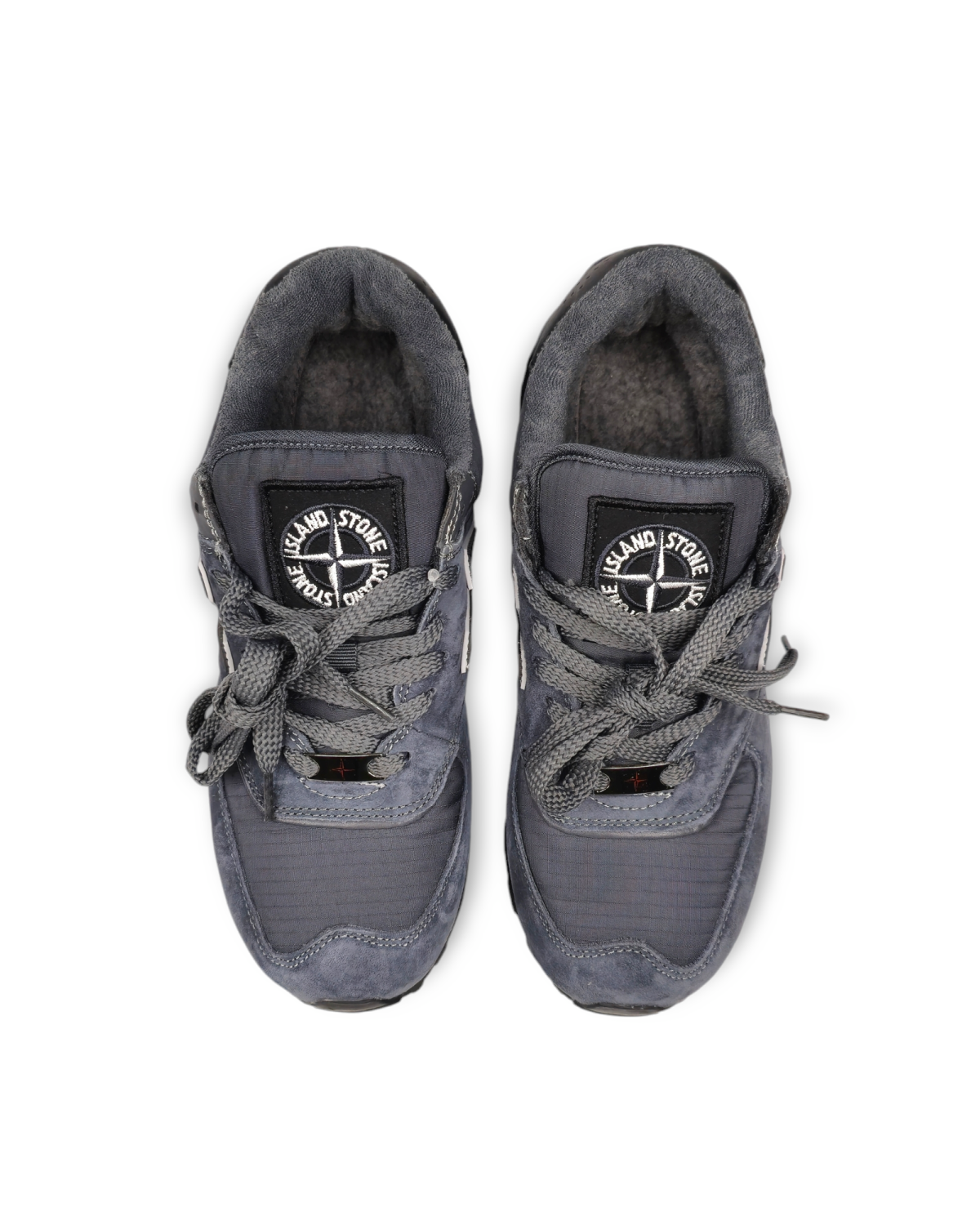 New Balance 574 × Stone Island Fur Grey