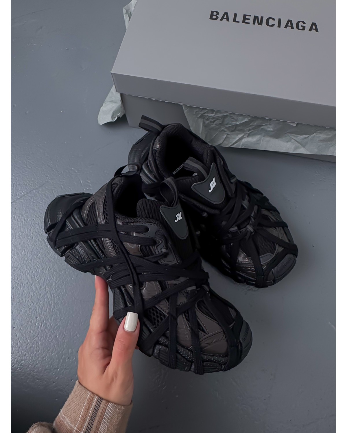 Balenciaga 3XL Extreme Lace Black/Brown