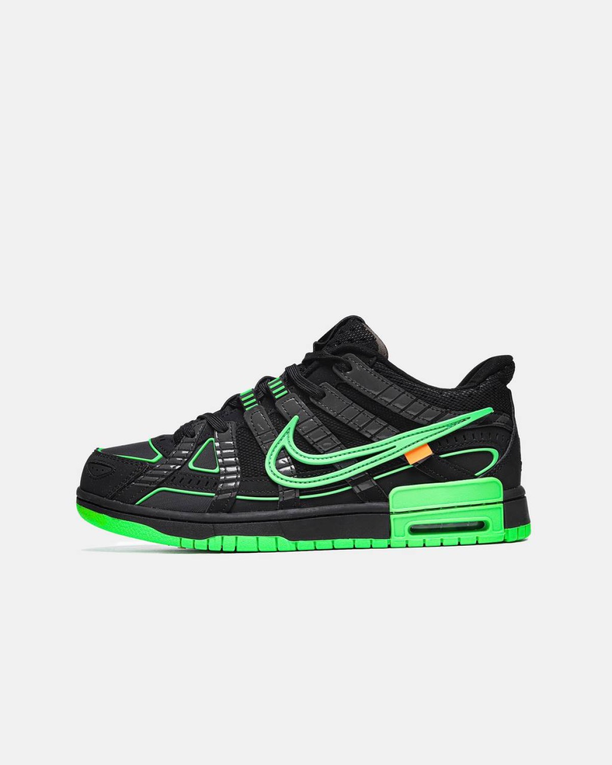Off-White X Nike Air Rubber Dunk Green Strike