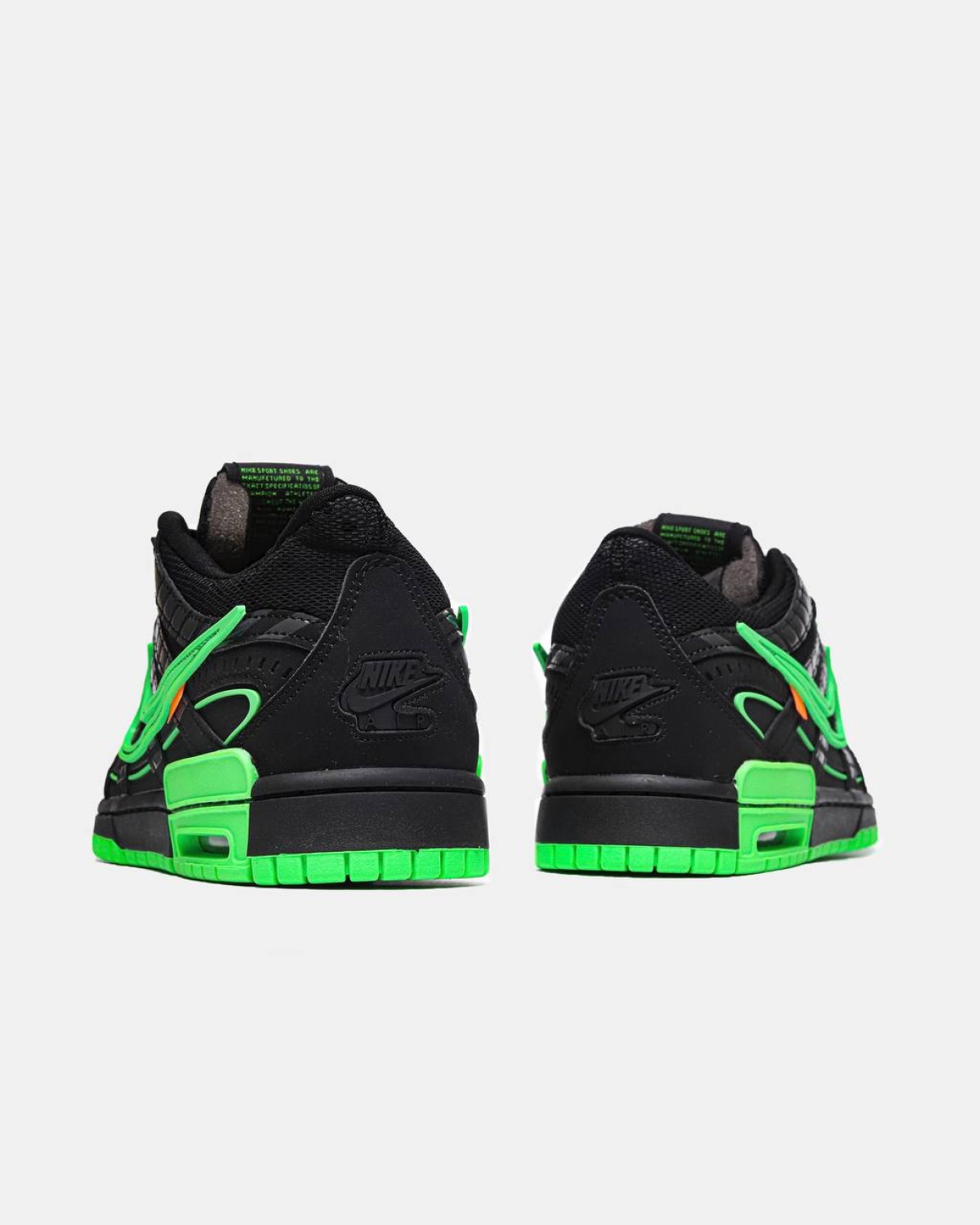 Off-White X Nike Air Rubber Dunk Green Strike