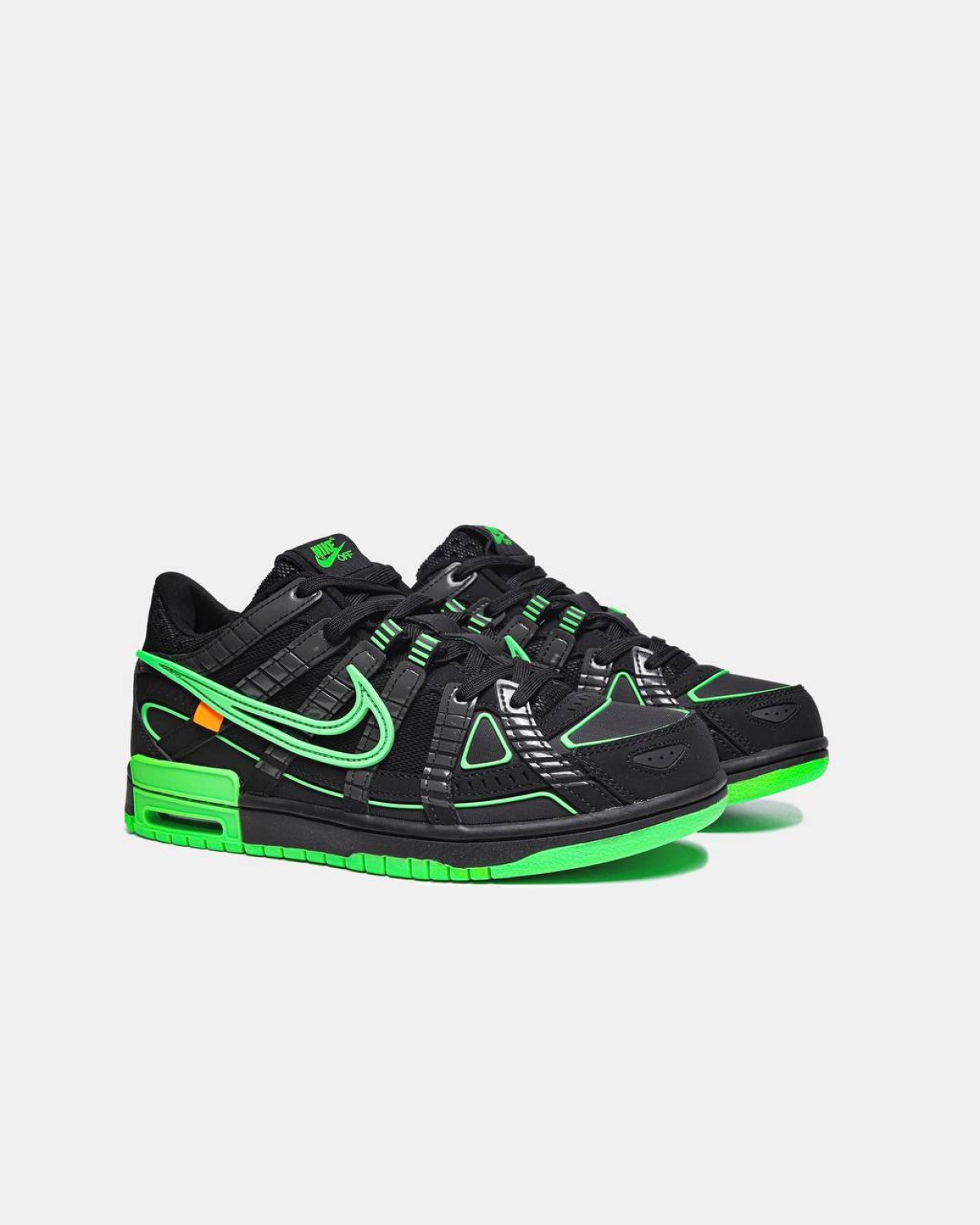 Off-White X Nike Air Rubber Dunk Green Strike