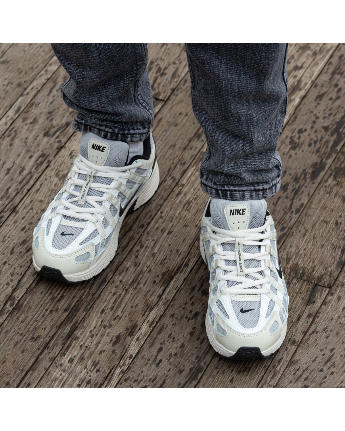 Nike P-6000 Beige Black