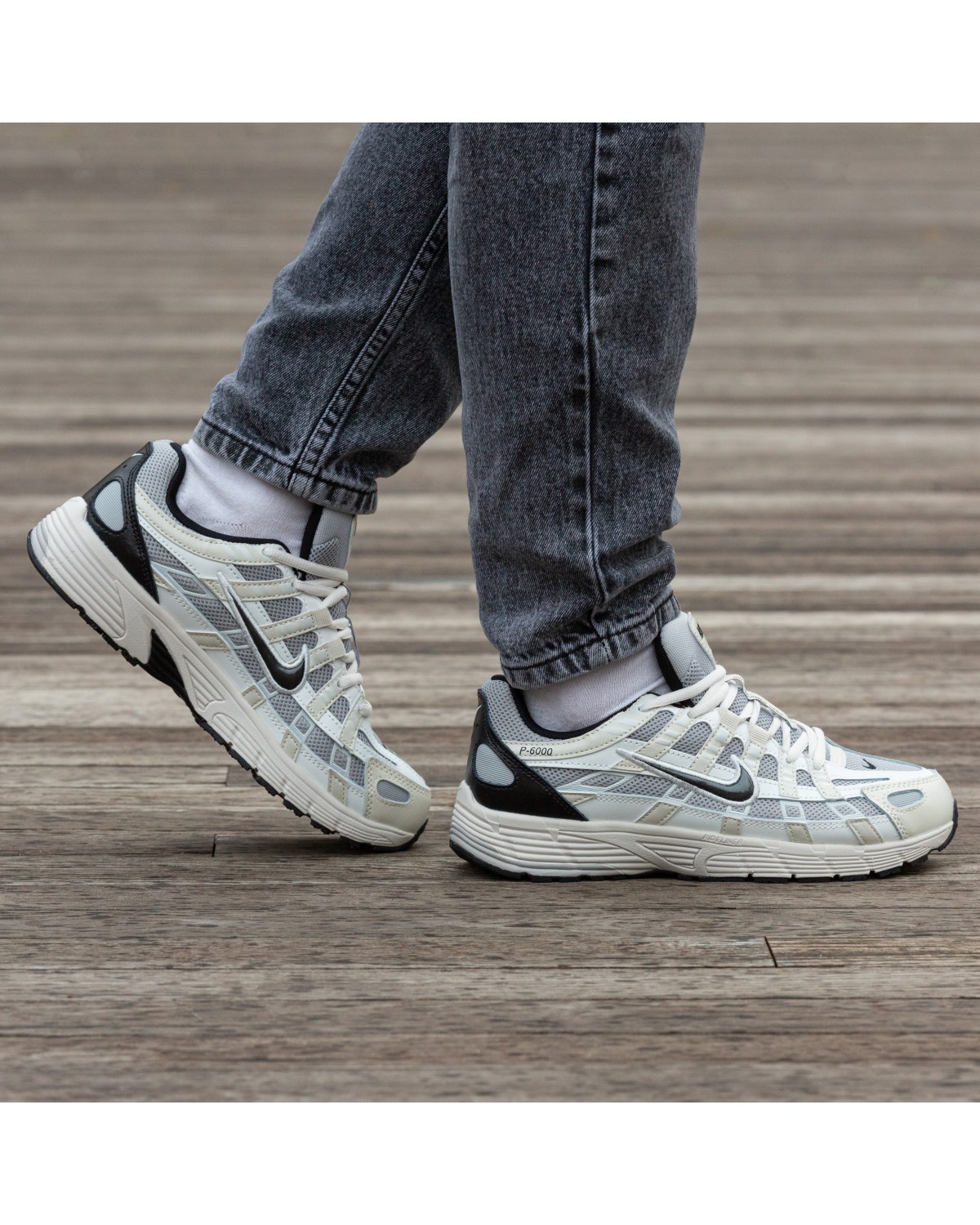 Nike P-6000 Beige Black