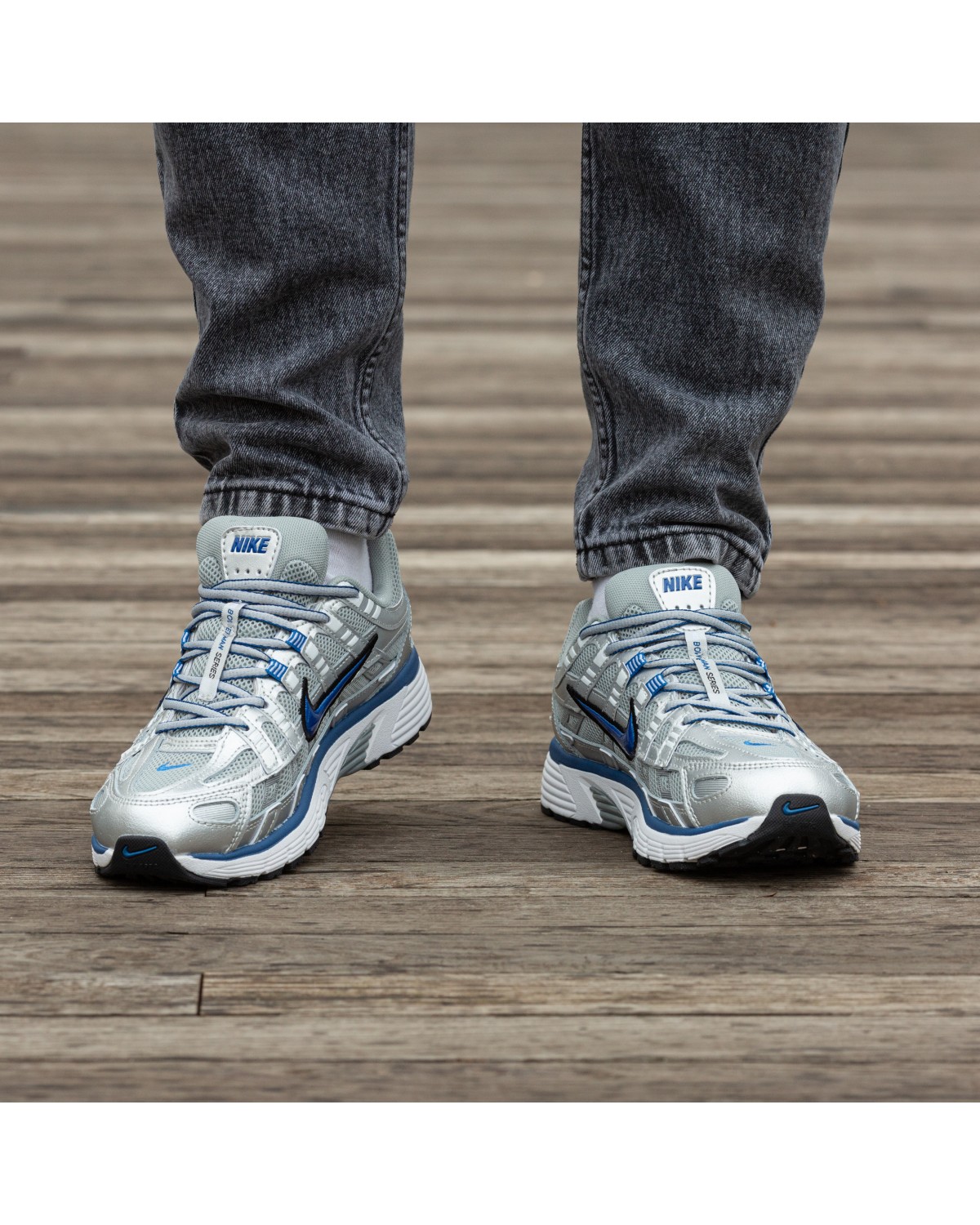 Nike P-6000 Silver Blue