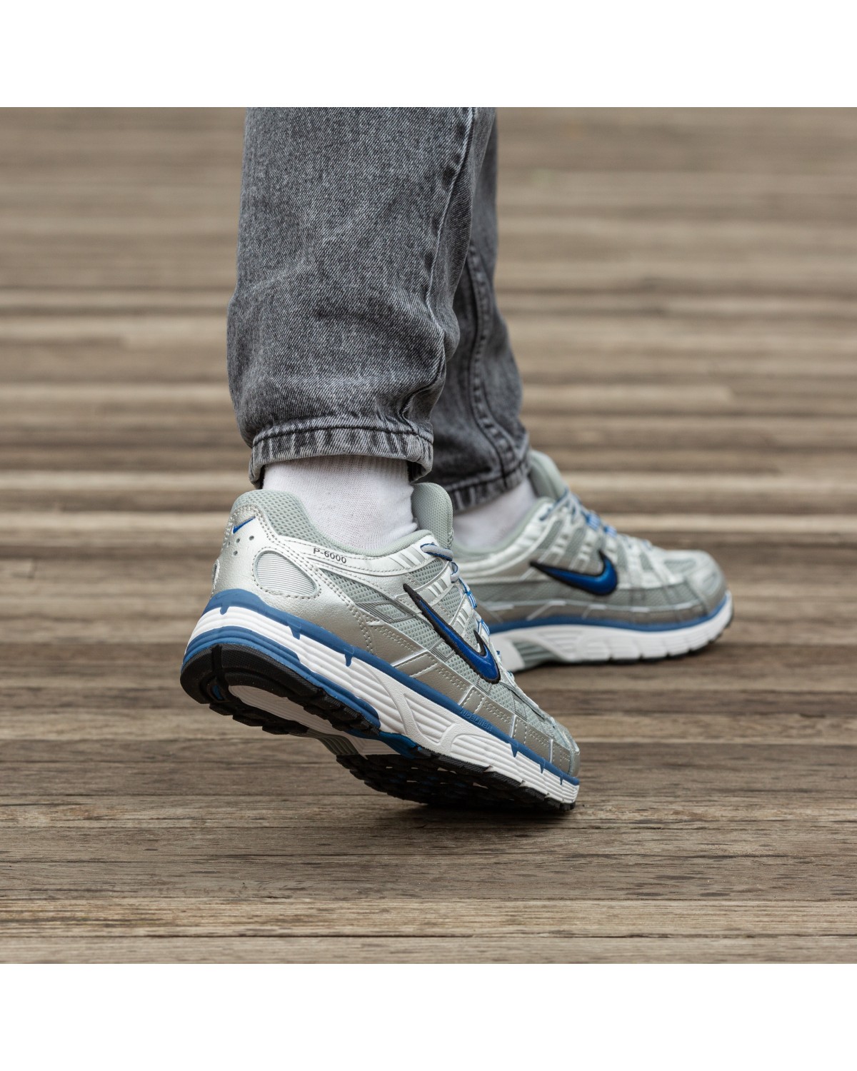 Nike P-6000 Silver Blue
