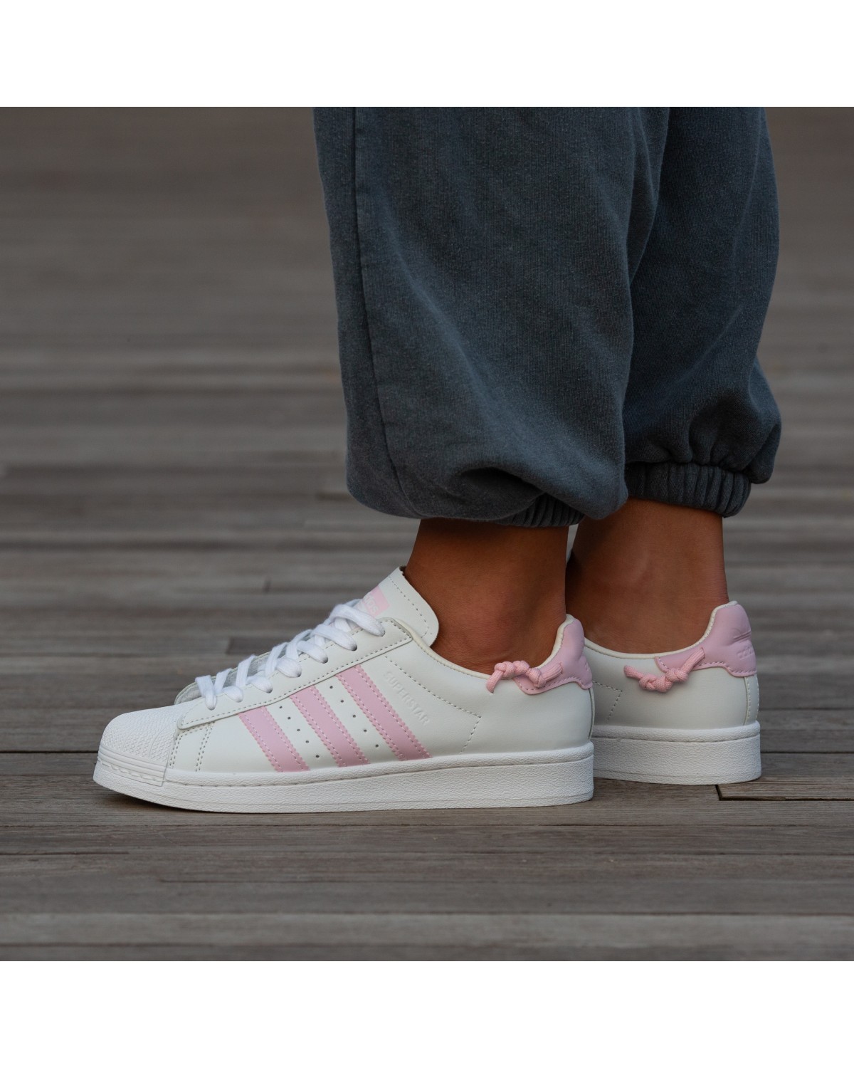 Adidas Superstar White Pink