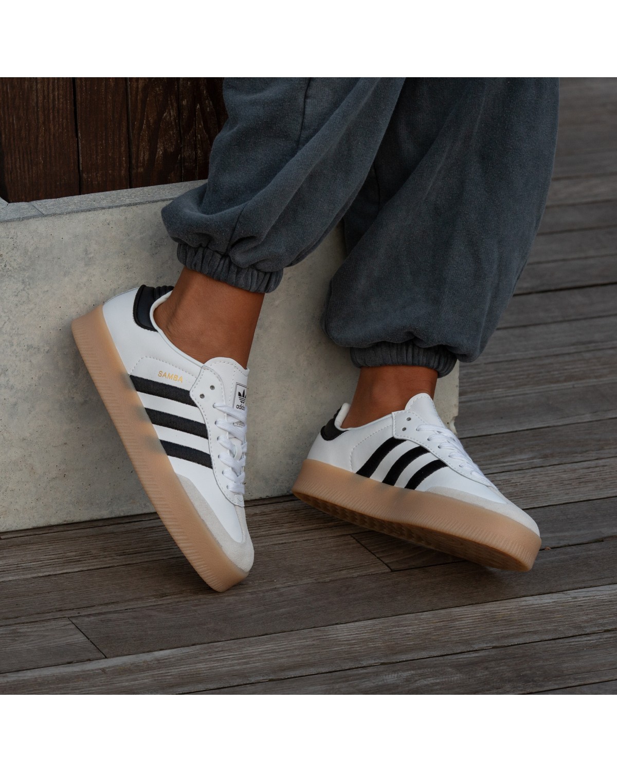 Adidas Samba Platform White