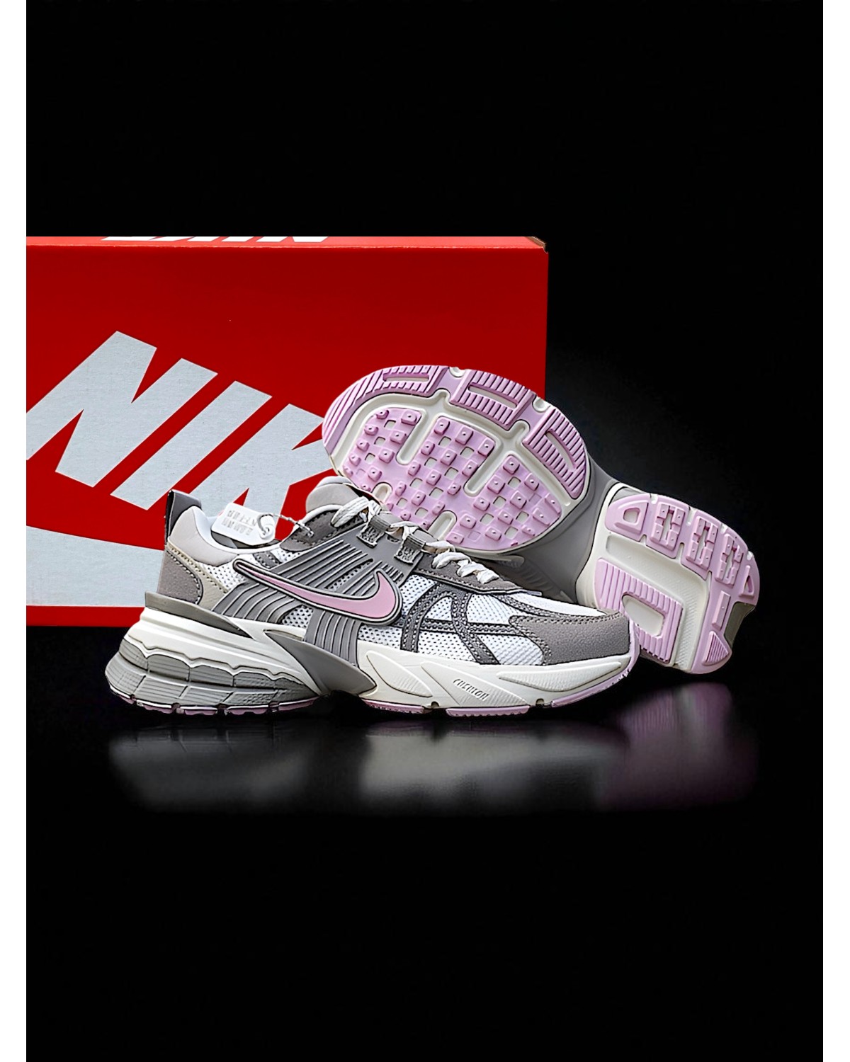 Nike V2K Run 'Sail Pink Foam Vast Grey'