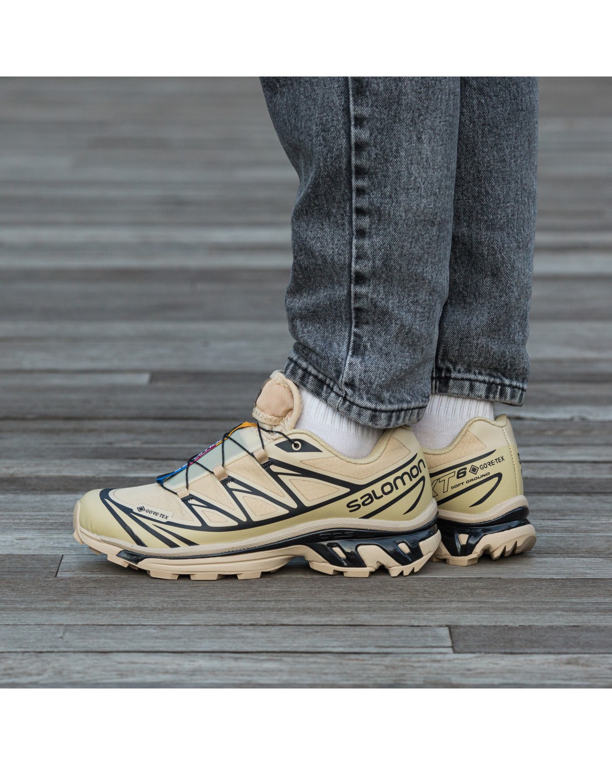 Salomon Xt-6 Gore-Tex Beige