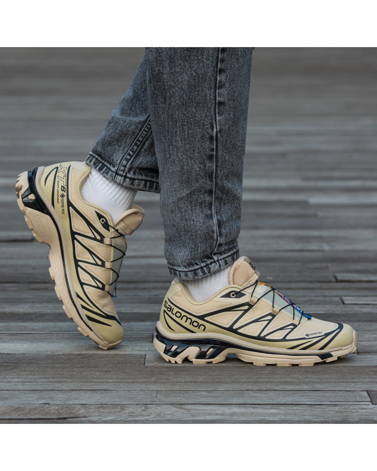 Salomon Xt-6 Gore-Tex Beige