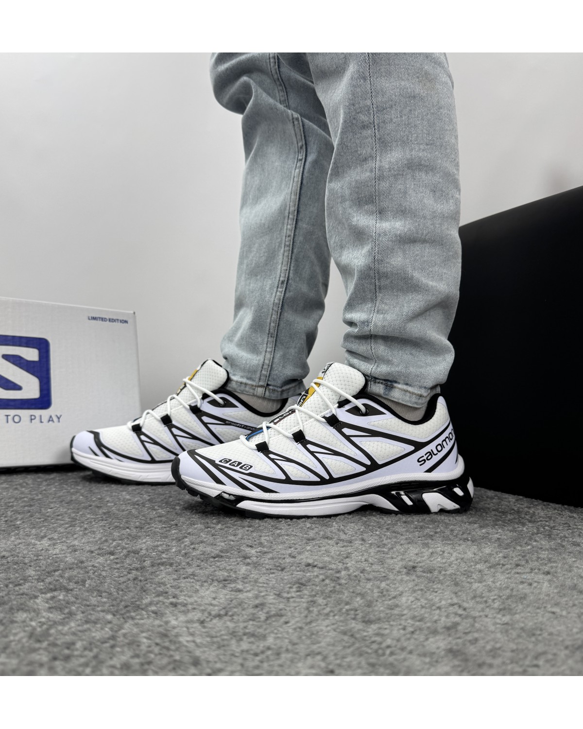 Salomon XT-6 White Black