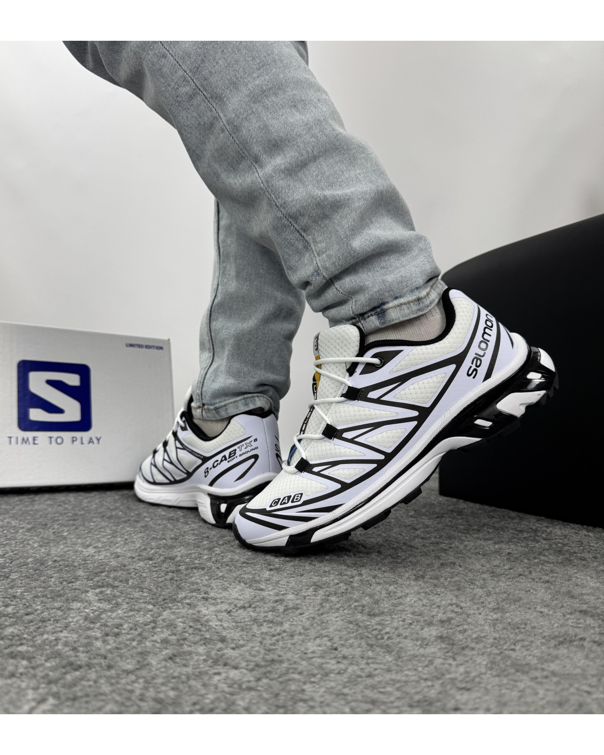 Salomon XT-6 White Black