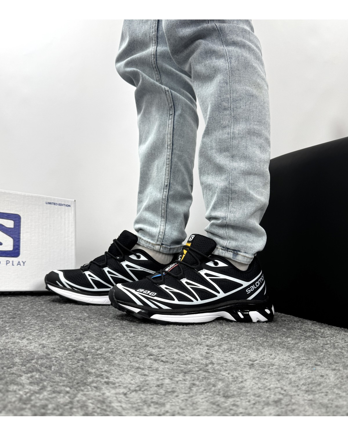 Salomon XT-6 Black White