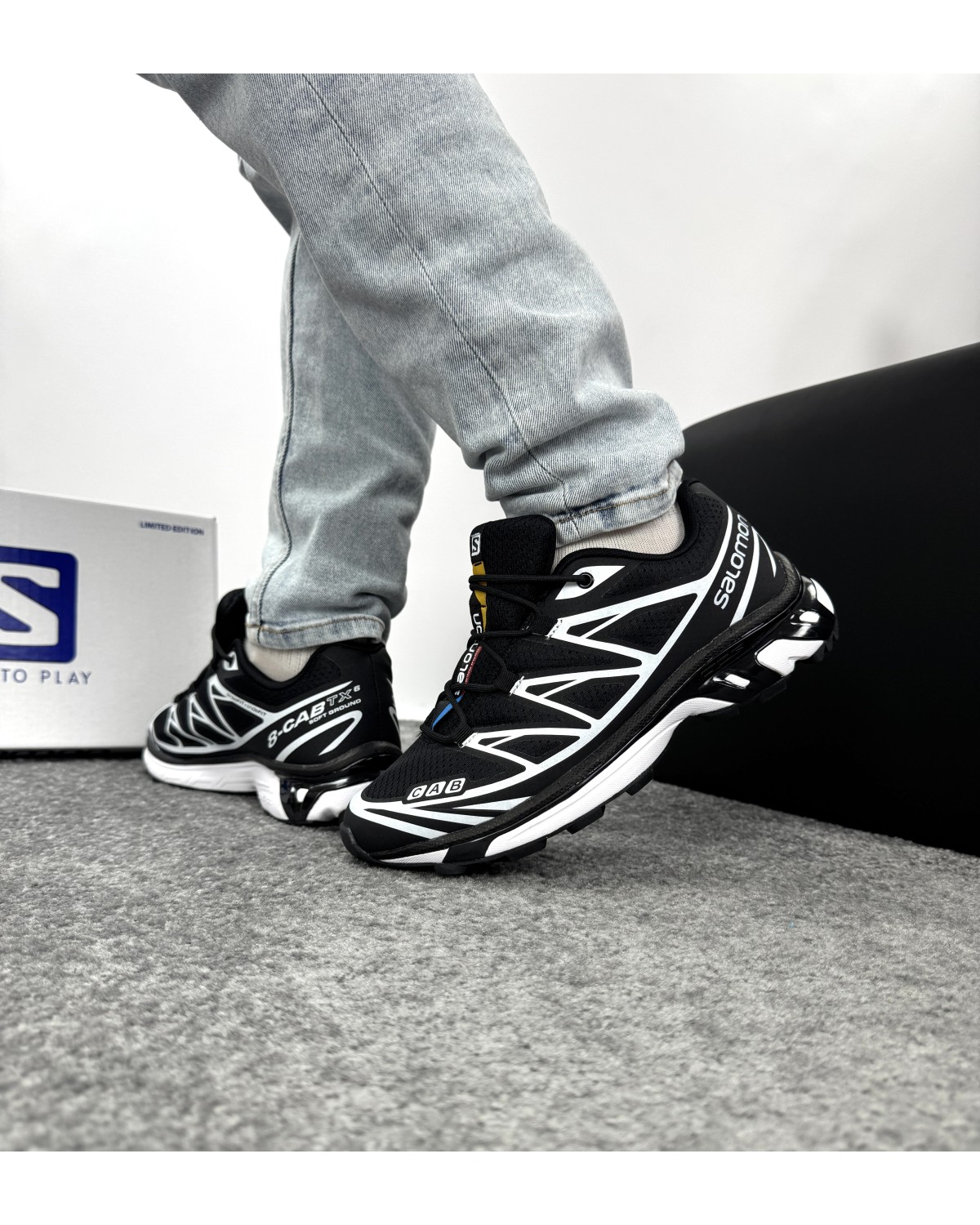 Salomon XT-6 Black White