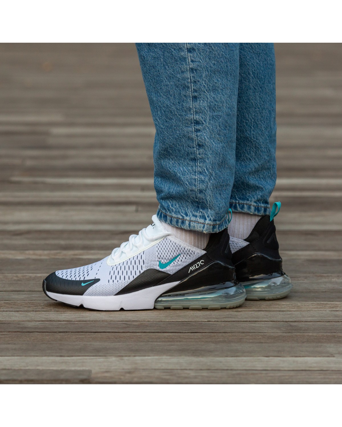 Nike Air Max 270 White Black Blue