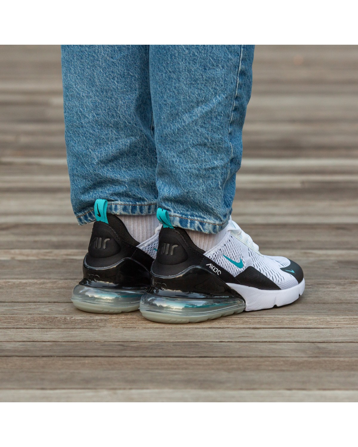 Nike Air Max 270 White Black Blue
