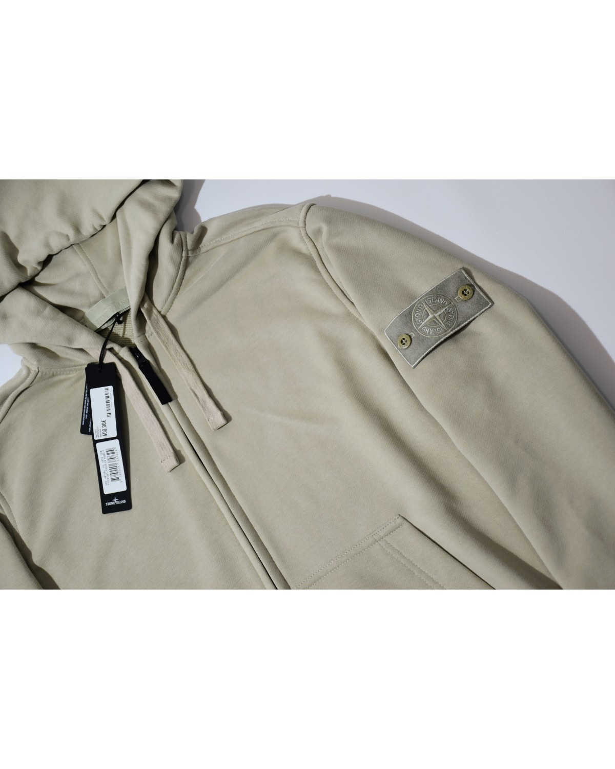 Зіп - худі Stone Island бежевий