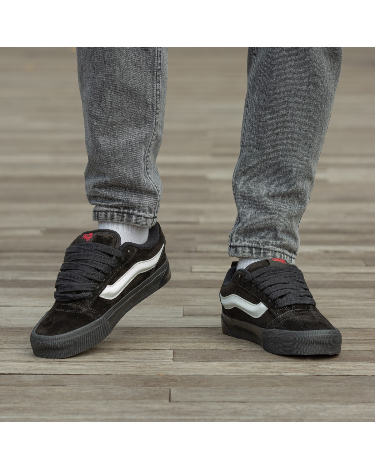 Vans KNU Skool Black White