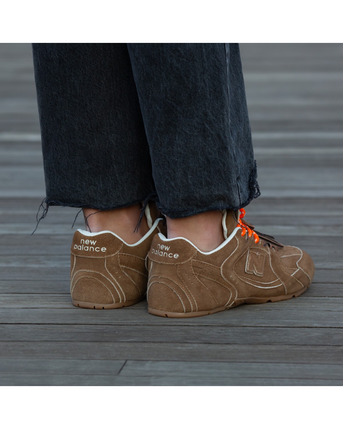 New Balance x Miu Miu 530 SL Suede Sneakers