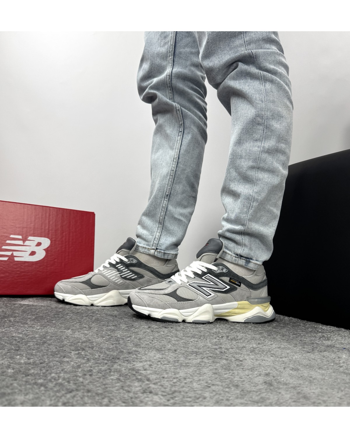 New Balance 9060 Grey White Cordura