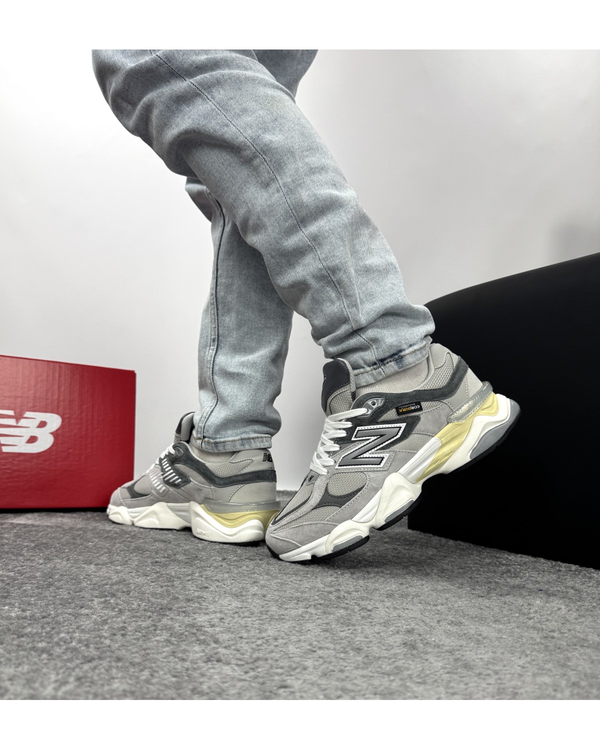 New Balance 9060 Grey White Cordura