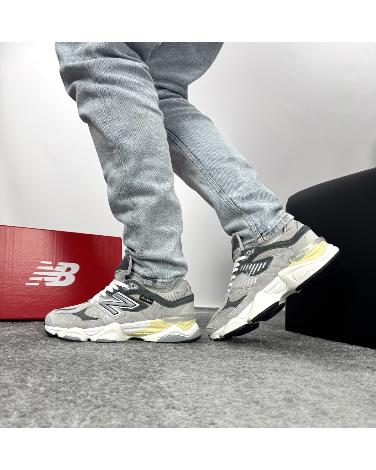 New Balance 9060 Grey White Cordura