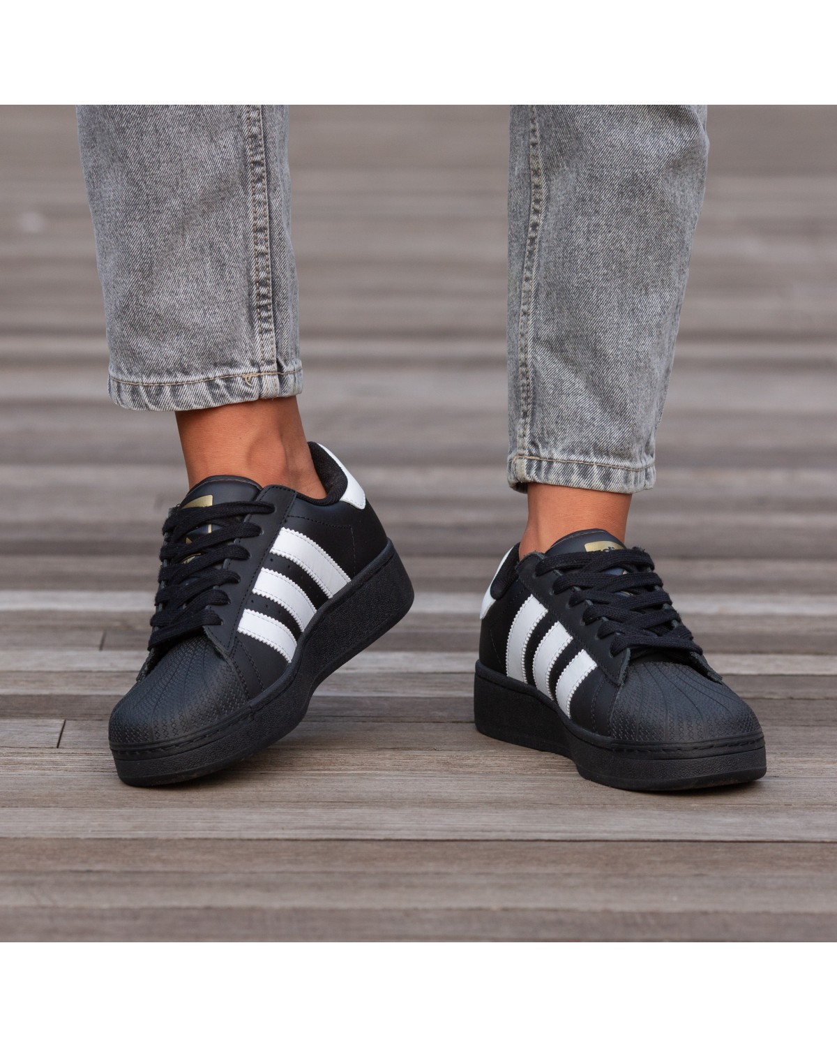 Adidas Superstar Platform Black