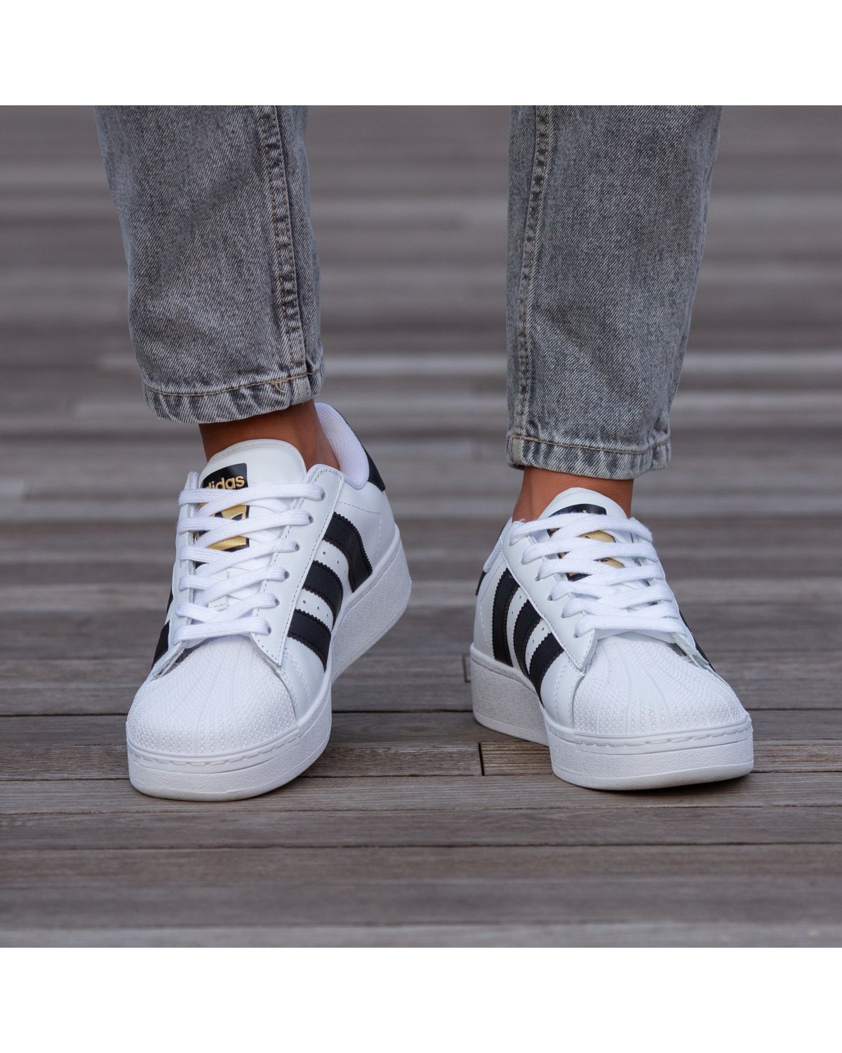 Adidas Superstar Platform White