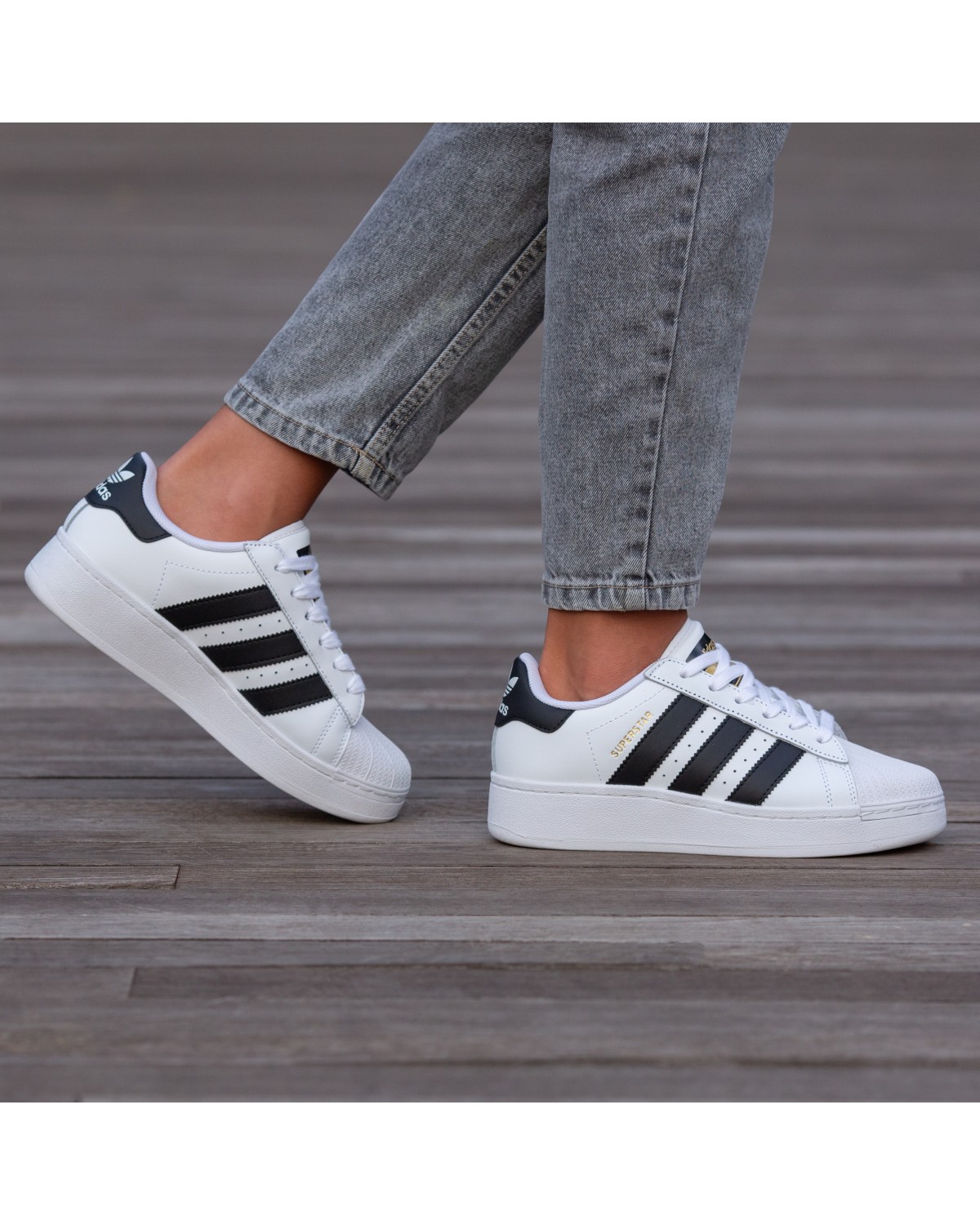 Adidas Superstar Platform White