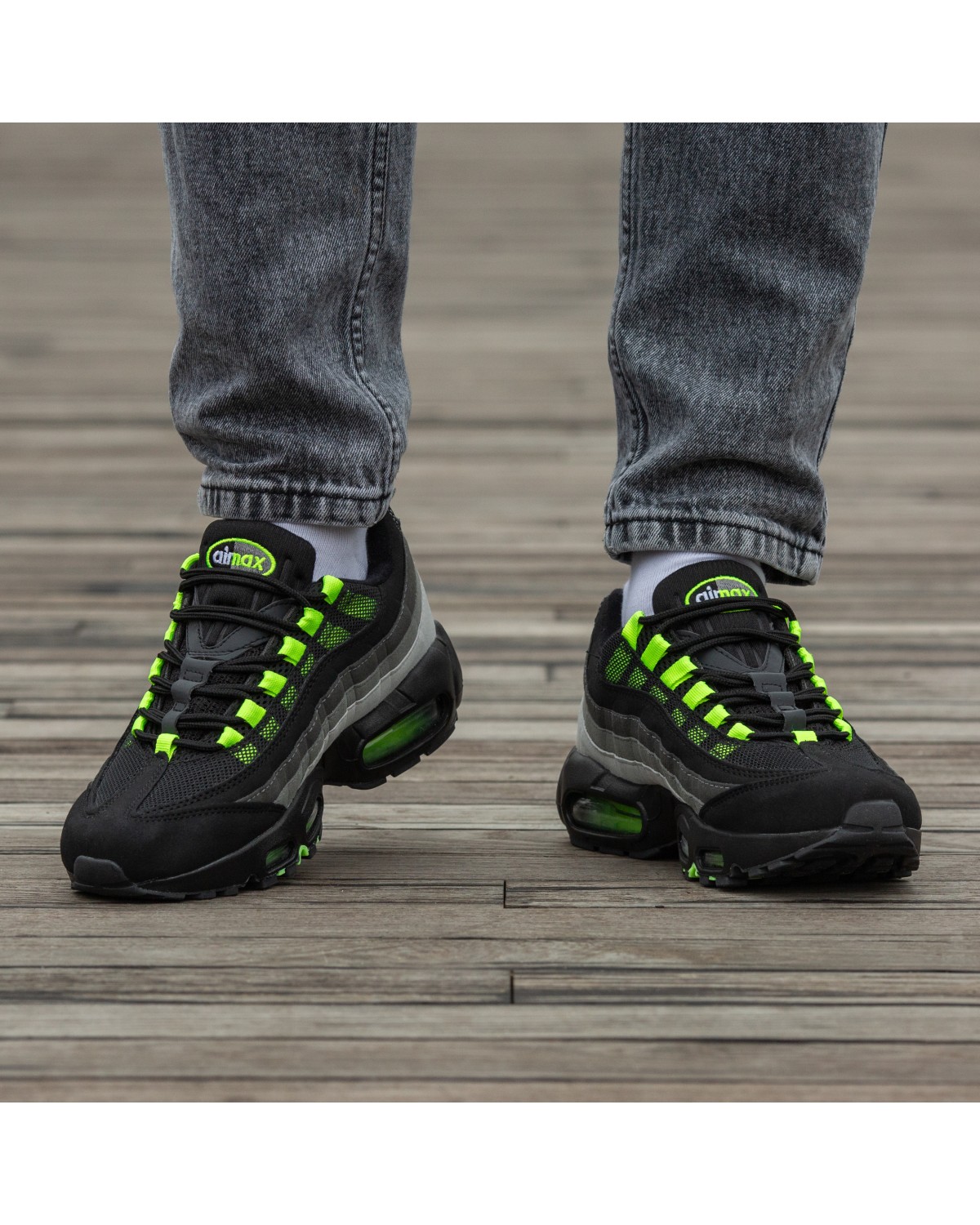 Nike Air Max 95 Black Grey Green
