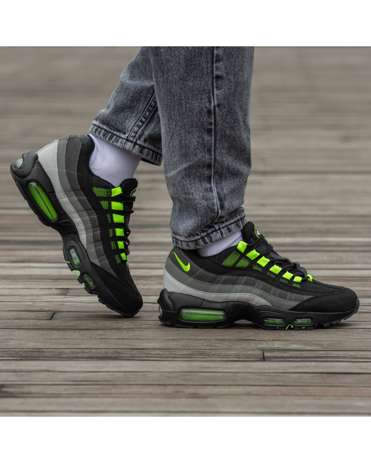 Nike Air Max 95 Black Grey Green