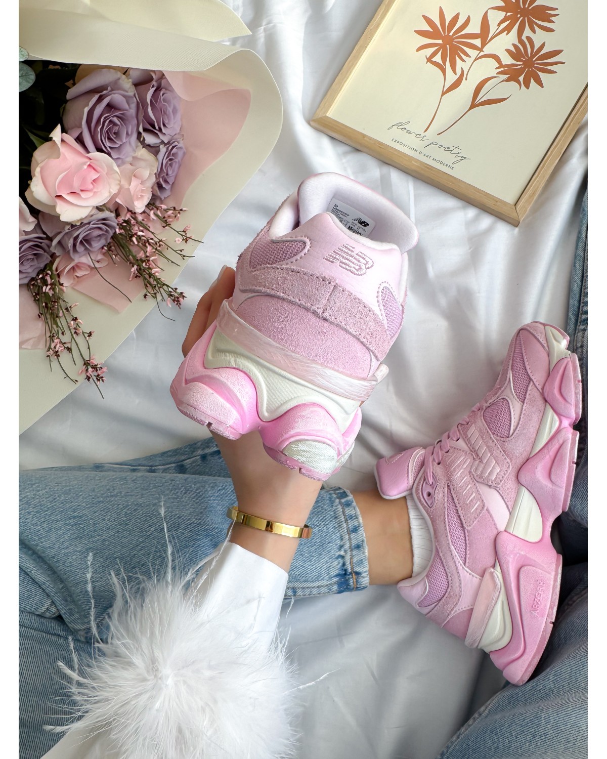 New Balance 9060 Full Pink