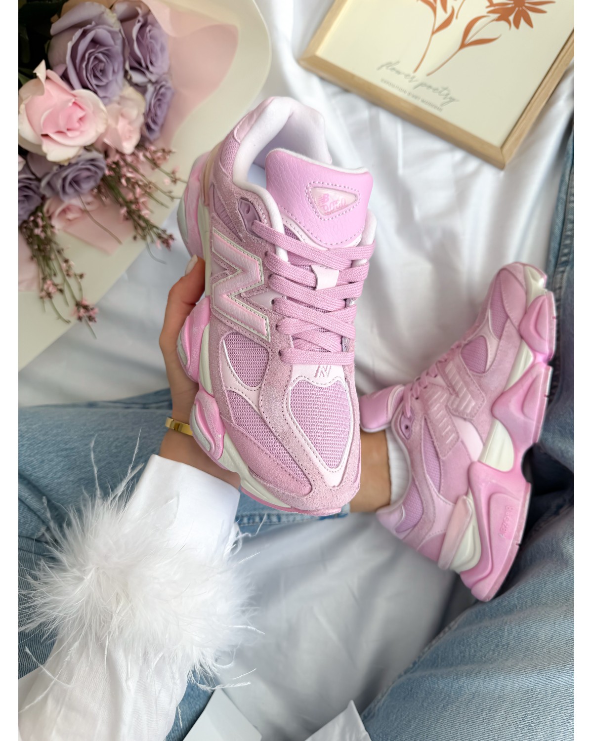 New Balance 9060 Full Pink