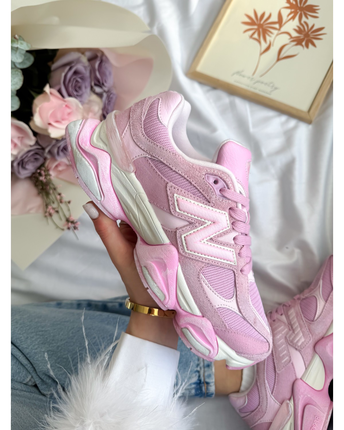 New Balance 9060 Full Pink