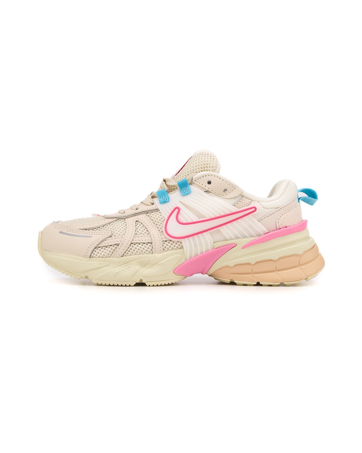 Nike V2K Runtekk Beige Pink Blue