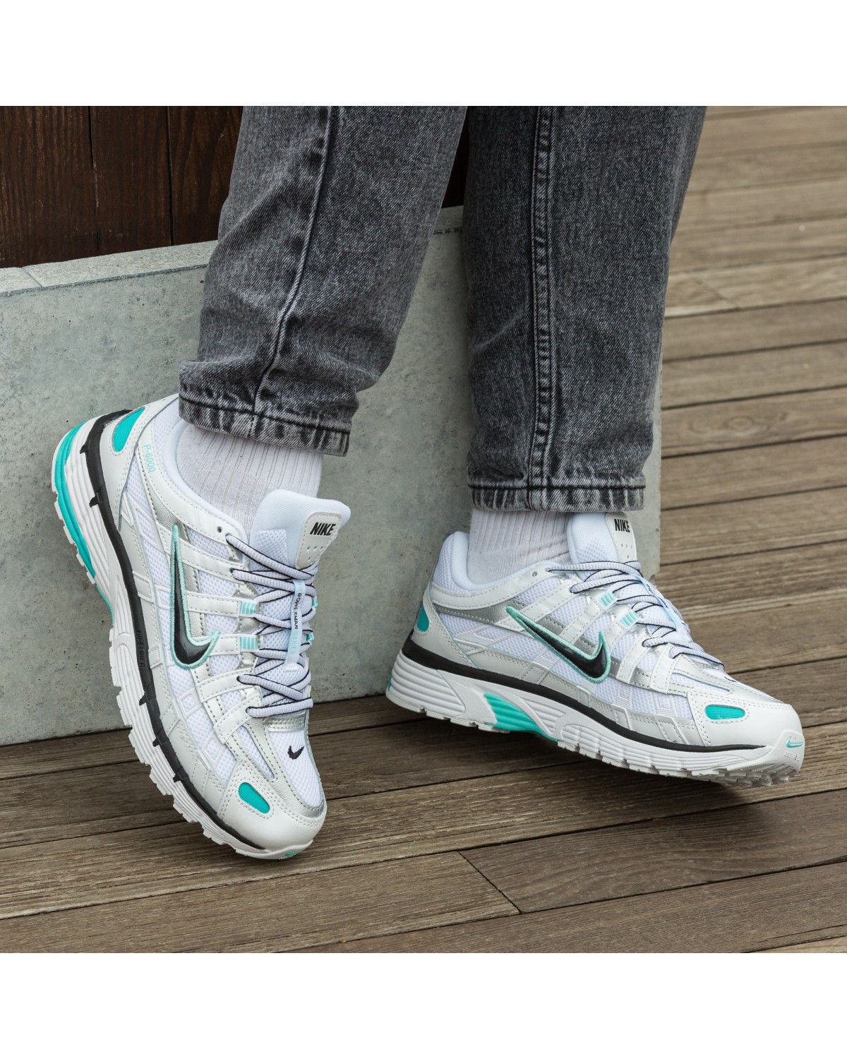 Nike P-6000 White\Blue
