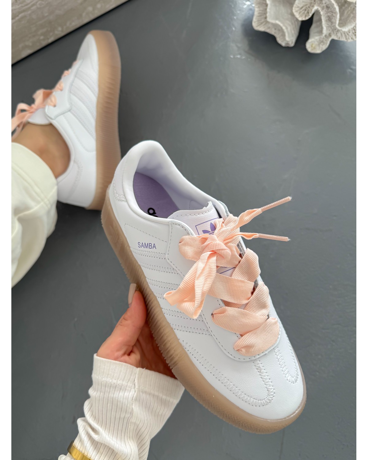 Adidas Samba Platform Full White
