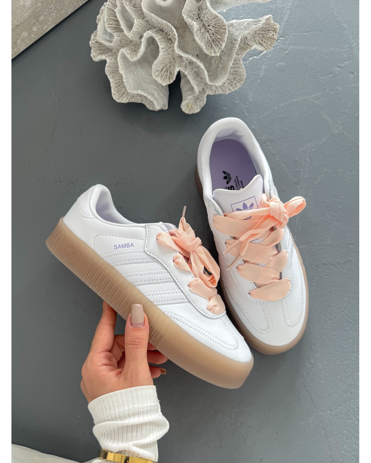 Adidas Samba Platform Full White
