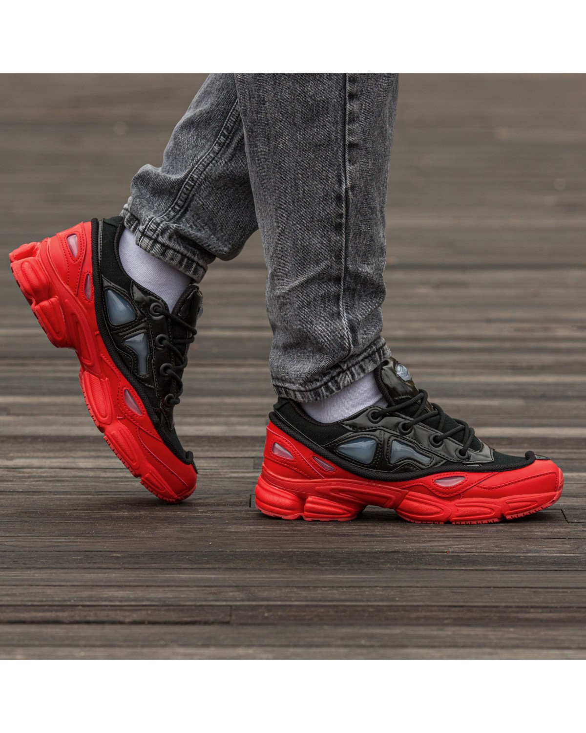 Adidas x Raf Simons Ozweego Black Red