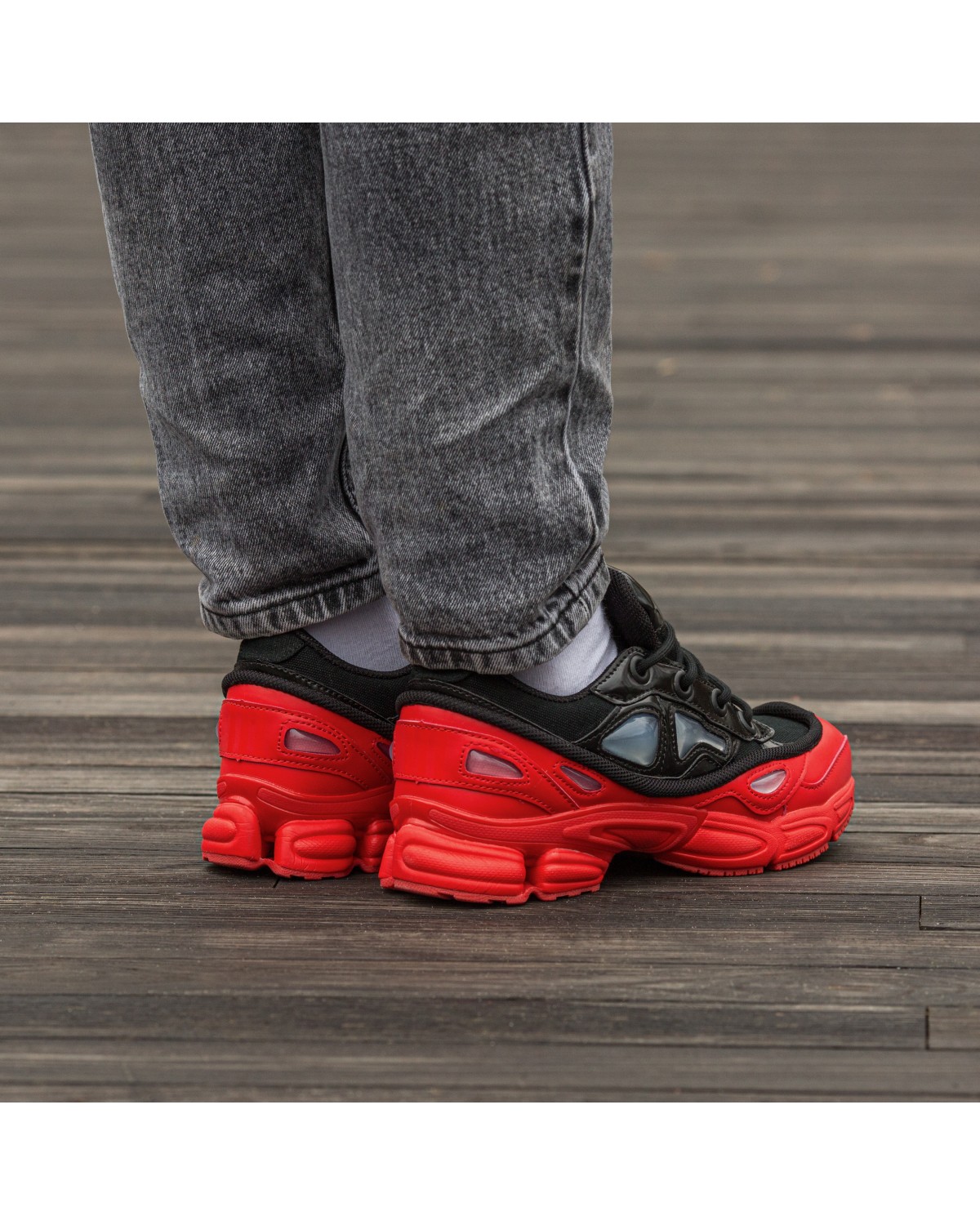 Adidas x Raf Simons Ozweego Black Red