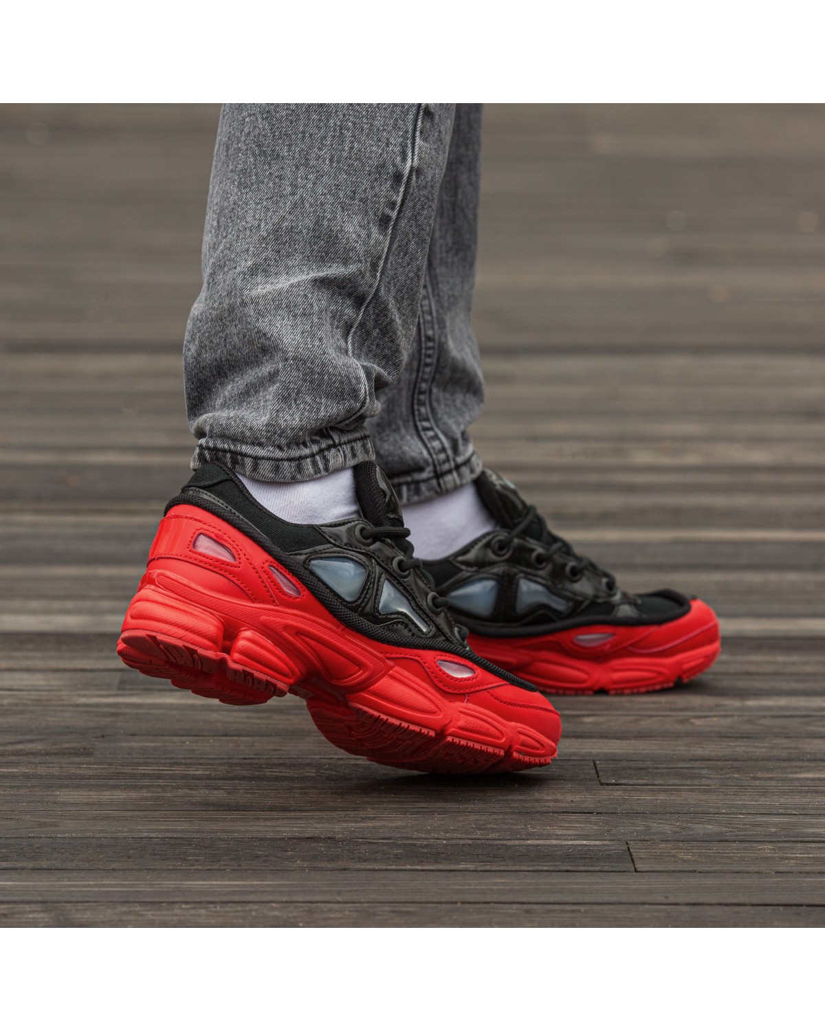 Adidas x Raf Simons Ozweego Black Red
