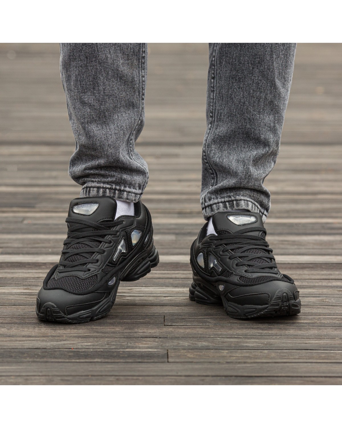Adidas x Raf Simons Ozweego All Black