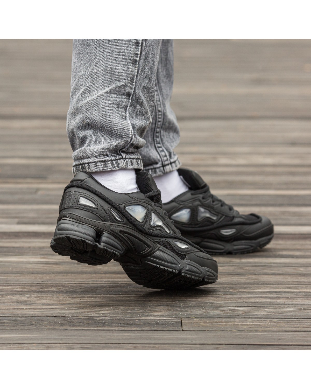 Adidas x Raf Simons Ozweego All Black