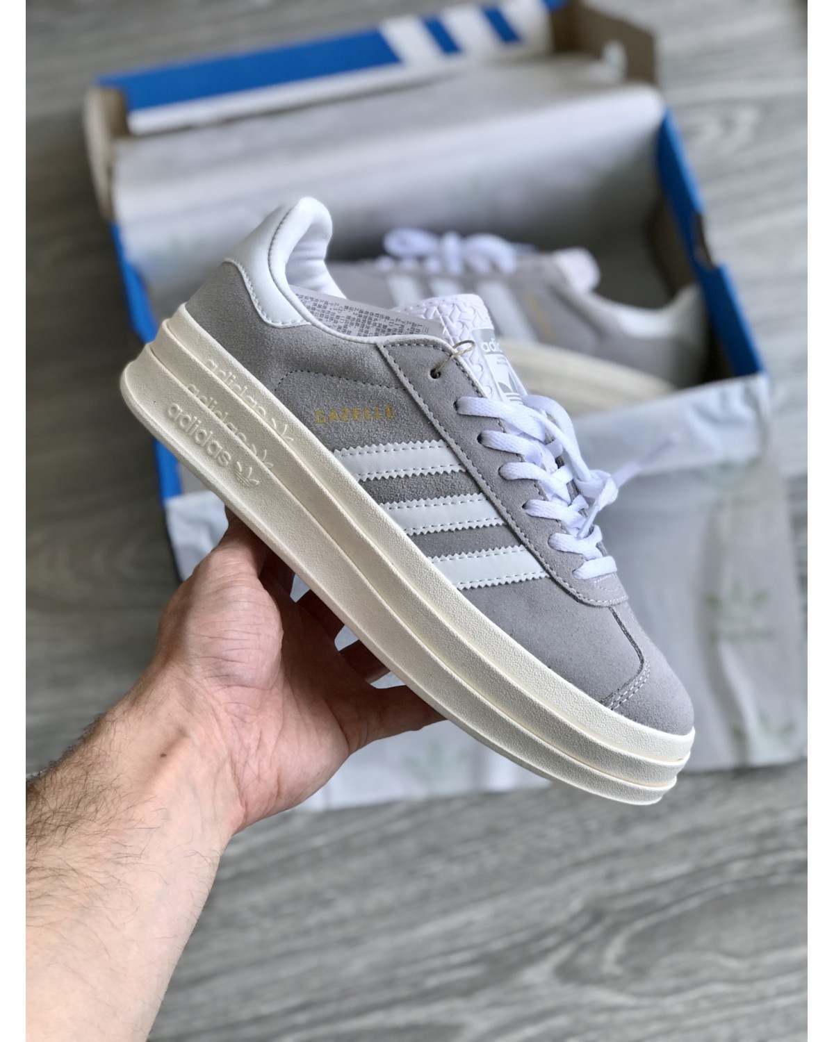 Adidas Gazelle Bold Grey