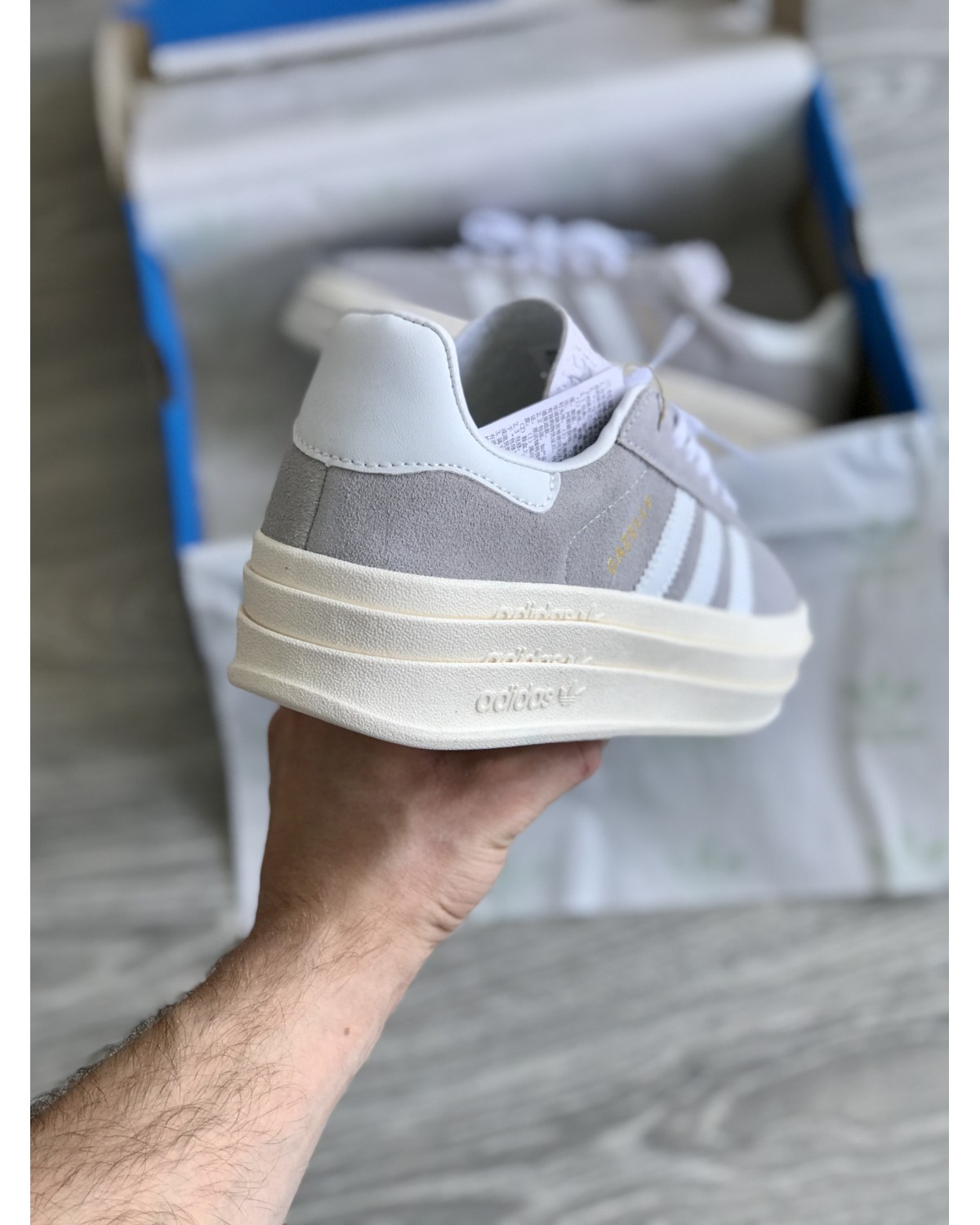 Adidas Gazelle Bold Grey