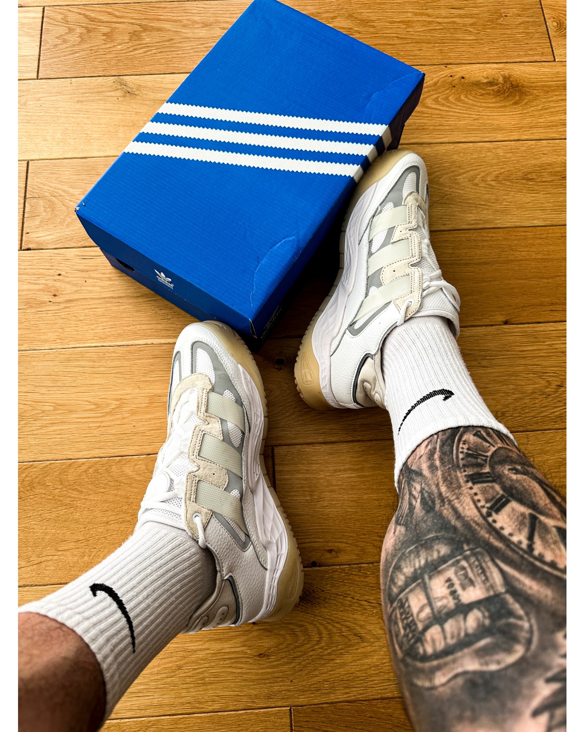 Adidas Niteball "White Beige"FV4847