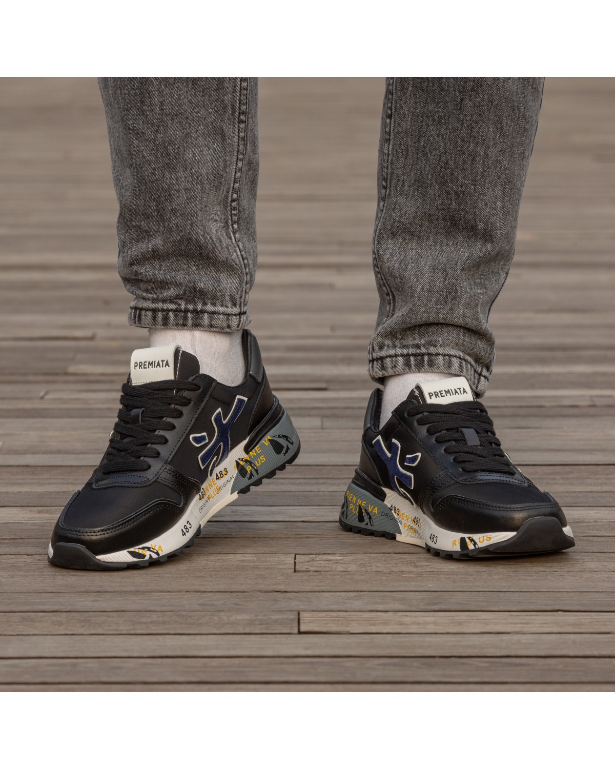 Premiata Beige Black